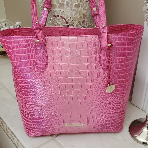 ๐ฅณ๐HOST PICK!๐๐ฅณ ๐๐ BRAHMIN ELLEN HIBISCUS OMBRE TOTE ๐๐ - Picture 5 of 9